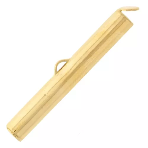 Terminale per tissitura rocaille e Miyuki Delica 31 mm - placcato oro 3 micro