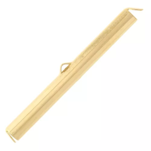 Terminale per tissitura rocaille e Miyuki Delica 40 mm - placcato oro 3 micro