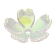 Perle di fiori di ciliegio 15 mm in acrilico - Crystal AB x4