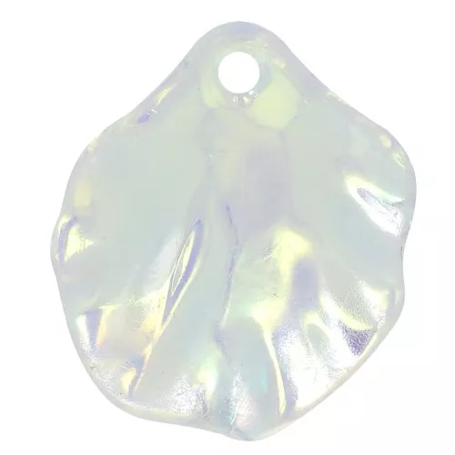Zecchini Petali di fiori curvi 17x15 mm in acrilico - Cristallo AB x12