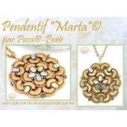 Perle in vetro Lipsi® di Puca® 4x6 mm -  Silver Mat AB x10g