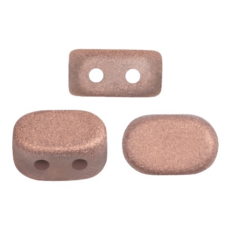 Perle in vetro Lipsi® di Puca® 4x6 mm - Full Capri Gold Mat x10g