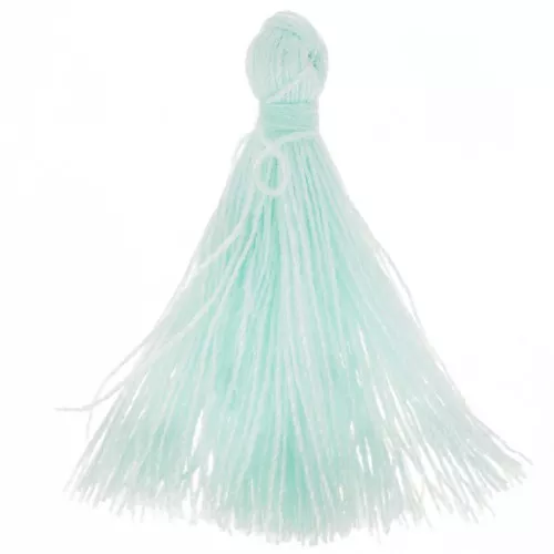 Pompon in lana 27-30 mm - Light Cyan
