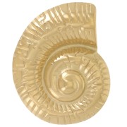 Pendente conchiglia 27x22 mm - Acciaio inossidabile 304L dorato x1