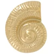 Pendente conchiglia 27x22 mm - Acciaio inossidabile 304L dorato x1