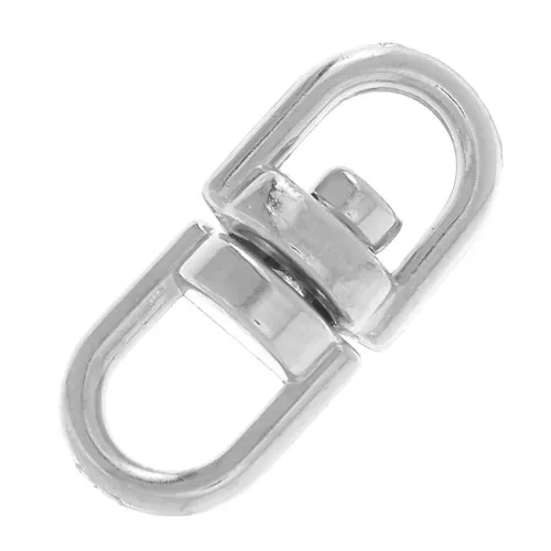 Connettore pe portachiavi 14 mm argenté x1