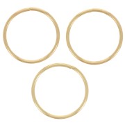 Anellini aperti mm. 10x0.7 mm dorato x50