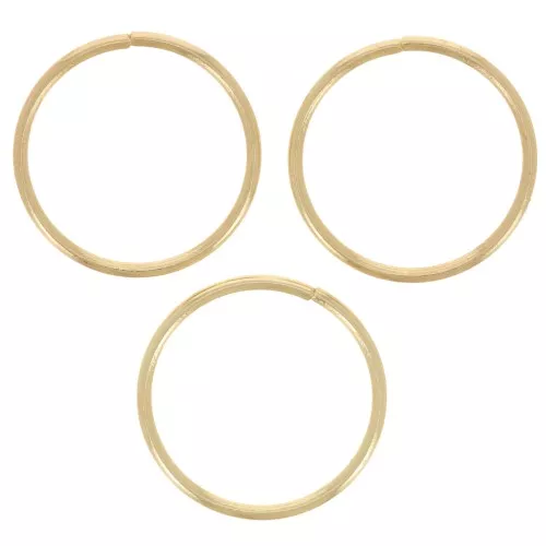 Anellini aperti mm. 10x0.7 mm dorato x50