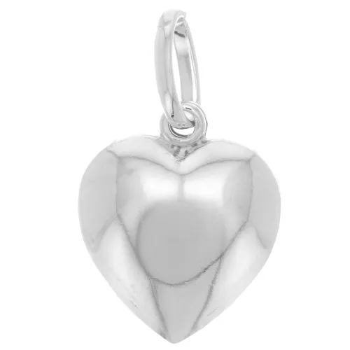 Pendente forma di cuore 15x12 mm - Argento 925 x1