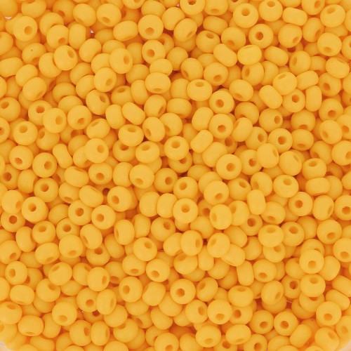 Perle Preciosa 11/0 2 mm - Permalux Dark Yellow Mat x20g