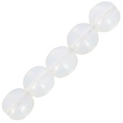 Perle tonde mm. 6 White Opal x25|raw }}