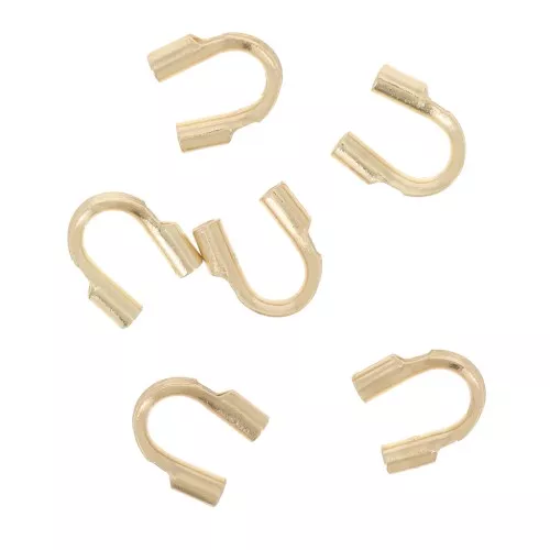 Protezioni per fili 0,7 mm - dorato x20