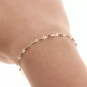 Catena decorata 2 mm Argento 925 x1m