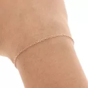 Catena maglia Forçat mm. 1.7 Rose Gold filled x50 cm