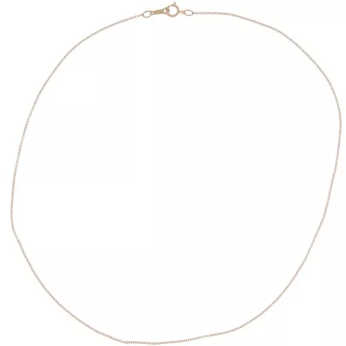 Girocollo maglia Forçat mm. 1.1 in Rosa Gold filled x 41.5cm