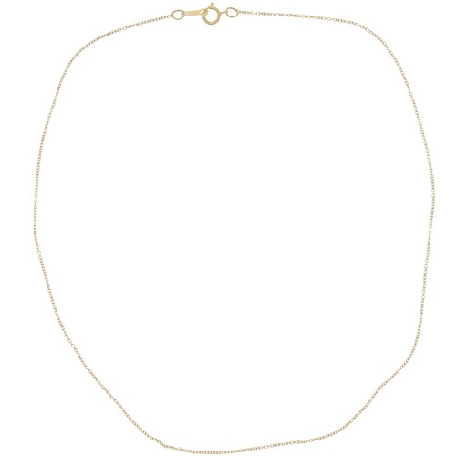 Girocollo maglia Forçat mm. 1.1 in Gold filled x 41.5cm