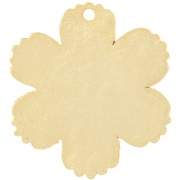 Pendente a forma di fiore 23x21 mm - Dorato con oro fino x1