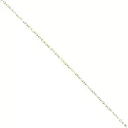 Catena maglia forzatina limata da 1,75 mm - Acciaio inox 304L dorato x10m