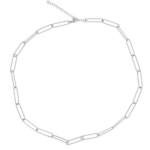 Collare a maglia rettangolare da 5 mm - Acciaio inox 304L x47cm