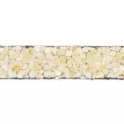 Laccetto cuoio effetto sabbia 5 mm Beige x30cm