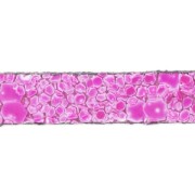 Laccetto cuoio effetto sabbia 5 mm Fuschia x30cm