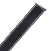 Cuoio Mini regaliz mm.  7x4 Nero x30cm|raw }}