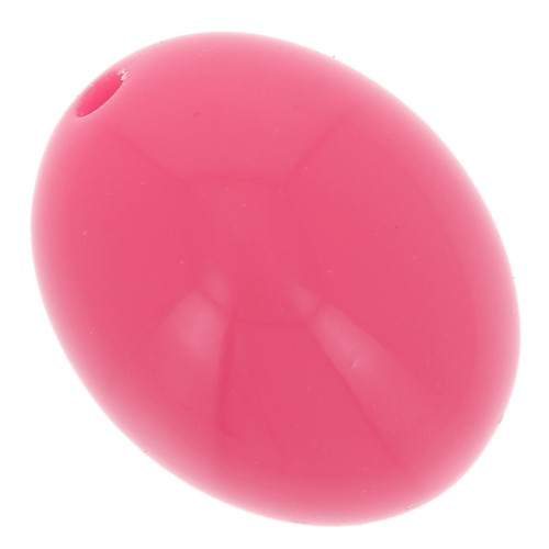 Perle in resina opaca 14x11 mm - Rosa confetto x6