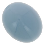 Perle in resina opaca 14x11 mm - Blu fumé x6|raw }}