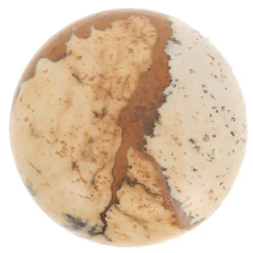 Cabochon tondo mm. 16 Diaspro Paesaggio