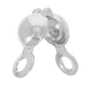 Coprinodi 2 anellini mm. 3.5 Placcatura argento fino x100