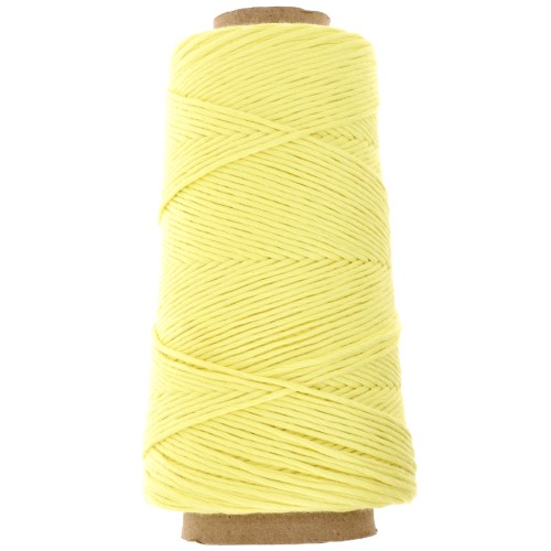Bobina di corda cotone macrame Organic Cotton Detox XL - Giallo pallido x200m