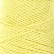 Bobina di corda cotone macrame Organic Cotton Detox XL - Giallo pallido x200m