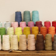 Bobina di corda cotone macrame Organic Cotton Detox XL - Giallo pallido x200m