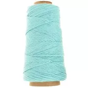 Turchese - Bobine de cordon coton macramé Organic Cotton Détox XL peigné - Turquoise x200m Bobine de cordon coton macramé Organic Cotton Détox XL peigné - Turquoise x200m