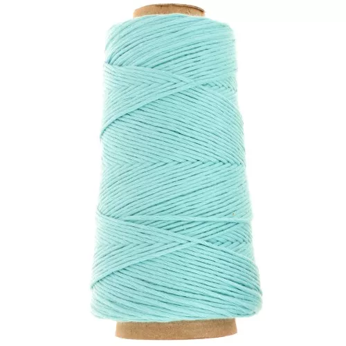 Bobina di corda cotone macramè Organic Cotton Detox XL - Turchese x200m
