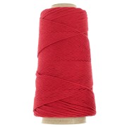 Bobina di corda cotone macramè Organic Cotton Détox XL - Rosso x200m