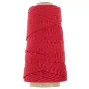 Rosso - Bobine de cordon coton macramé Organic Cotton Détox XL peigné - Rouge x200m Bobine de cordon coton macramé Organic Cotton Détox XL peigné - Rouge x200m