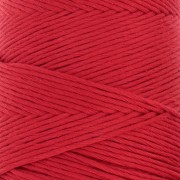Bobina di corda cotone macramè Organic Cotton Détox XL - Rosso x200m