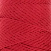 Bobina di corda cotone macramè Organic Cotton Détox XL - Rosso x200m