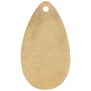 Zecchino goccia 21x11,5 mm - Ottone grezzo x1|raw }}