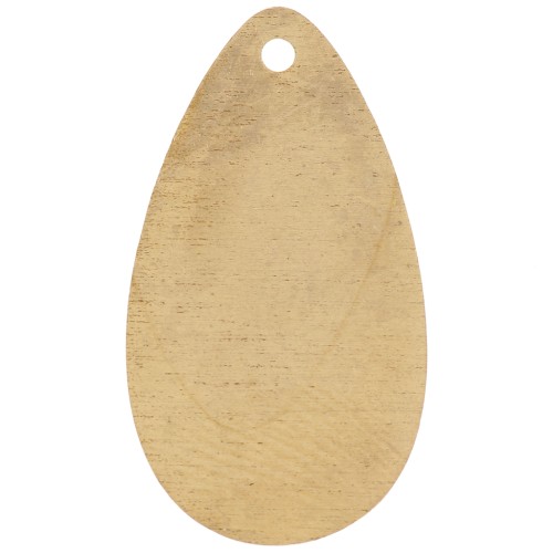 Zecchino goccia 21x11,5 mm - Ottone grezzo x1