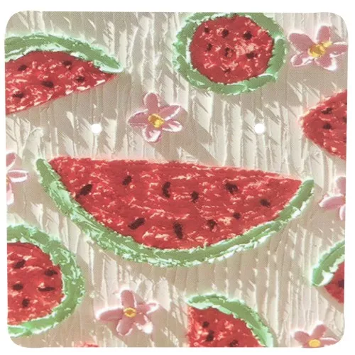 Confezione da 50 cartoncini portagioie 6x6 cm per orecchini - Anguria