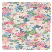 Confezione da 50 cartoncini di supporto per gioielli 6x6 cm per orecchini - Fiori pastello