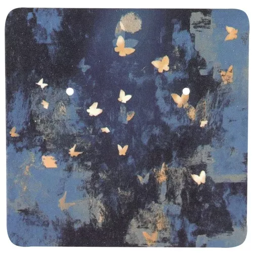 Confezione da 50 cartoncini portagioielli 6x6 cm per orecchini - Moth