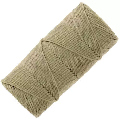 Filo C-LON Fine Weight Bead Cord 0.4 mm - Kaki x45m