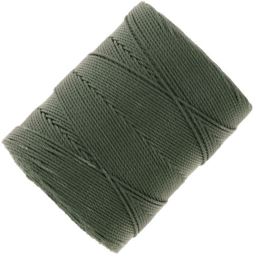 Filo C-LON Fine Weight Bead Cord 0.4 mm - Forest Green x124m