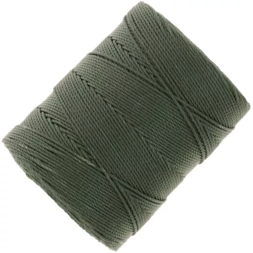 Filo C-LON Fine Weight Bead Cord 0.4 mm - Forest Green x124m