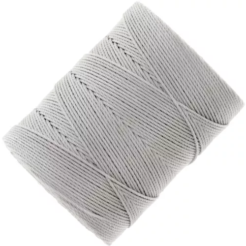 Filo C-LON Fine Weight Bead Cord 0.4 mm - Silver x124m