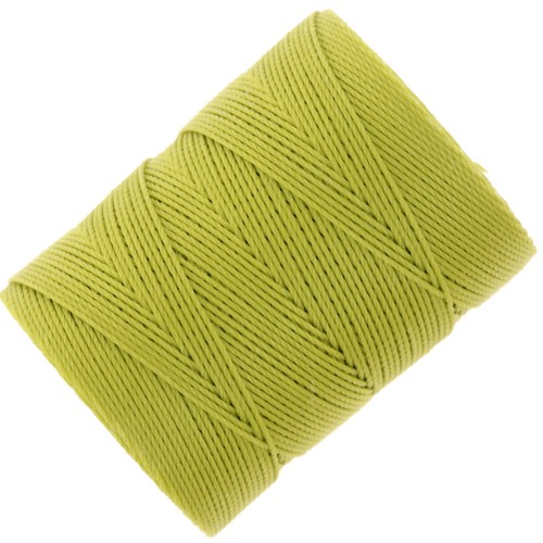 Filo C-LON Fine Weight Bead Cord 0.4 mm - Chartreuse x124m