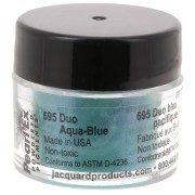 Polvere di mica Pearl Ex per argilla polimerica - Duo Aqua - Blue n°695 x3g|raw }}